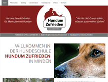 Tablet Screenshot of hundumzufrieden.net